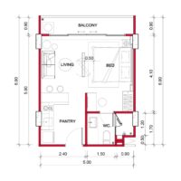 Студия в Bellevue Lagoon, 34,4 м2 — изображение 10