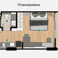 Студия в Lauan Green Park, 30,3 м2 — изображение 7