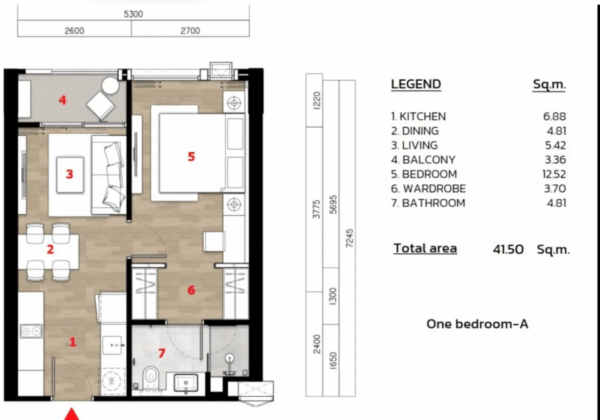 Апартаменты The Ozone Condominium 43 м3