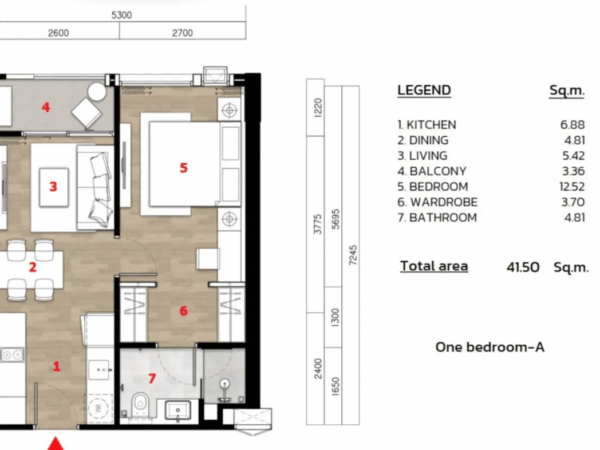 Апартаменты The Ozone Condominium 43 м3