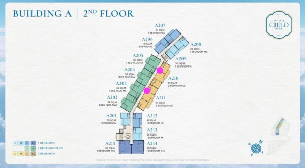 Апартаменты в Cielo  81 м2